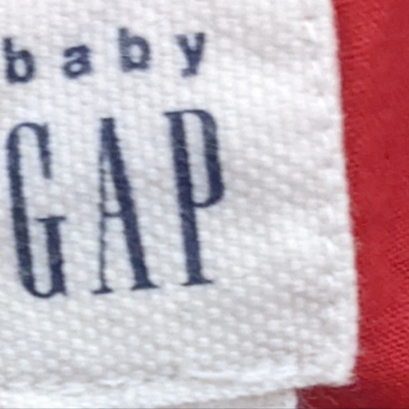 6-12 Months Baby Gap Red Black Buffalo Check Plaid 2 Piece Cotton Flannel Outfit - Picture 6 of 6